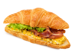 Buttergipfel Ei/Speck