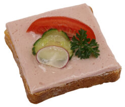 Canape Fleischkäse