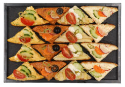 Canape Platte Vegi 16x1/4 Stück