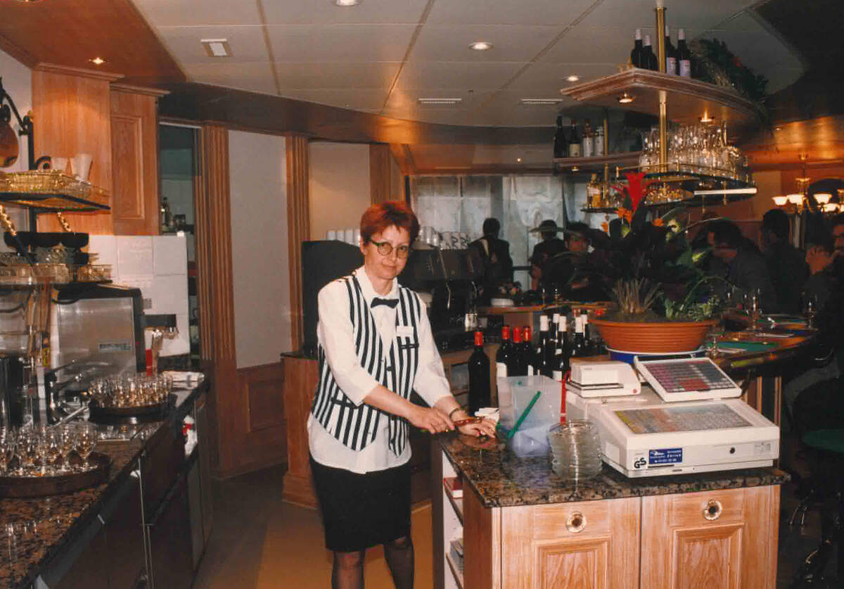 40 Jahre Fleischli, Jubiläum der Conditorei und Bäckerei in Zürch: Historisches Foto aus der Backstube