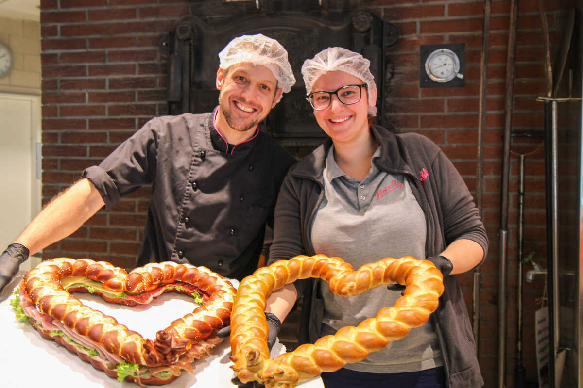 40 Jahre Fleischli, Jubiläum der Conditorei und Bäckerei in Zürch: Aktuelles Foto aus einer Filiale