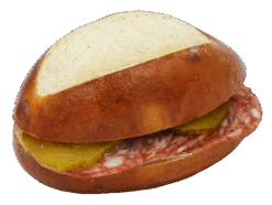 Laugenbrötli Salami