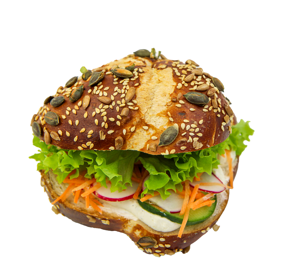 Laugenknopf Frischkäse