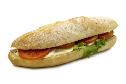 Pestobrötchen Tomaten/Mozzarella