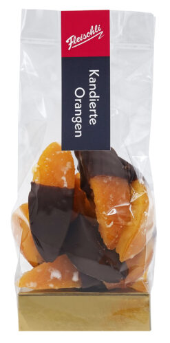 Orangenschnitze kandiert mit Couverture
