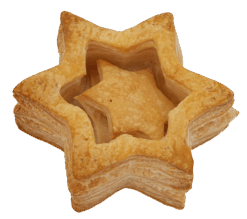 Stern-Pastetli kl. 4Stk