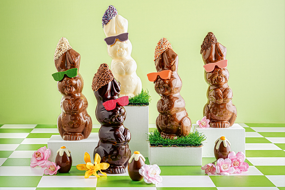 Ostergewinnspiel: Bild mit Osterhasen von Fleischli Zürich