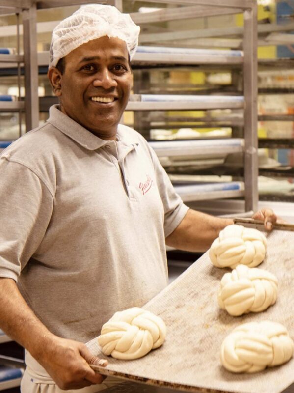 in der Backstube von fleischli