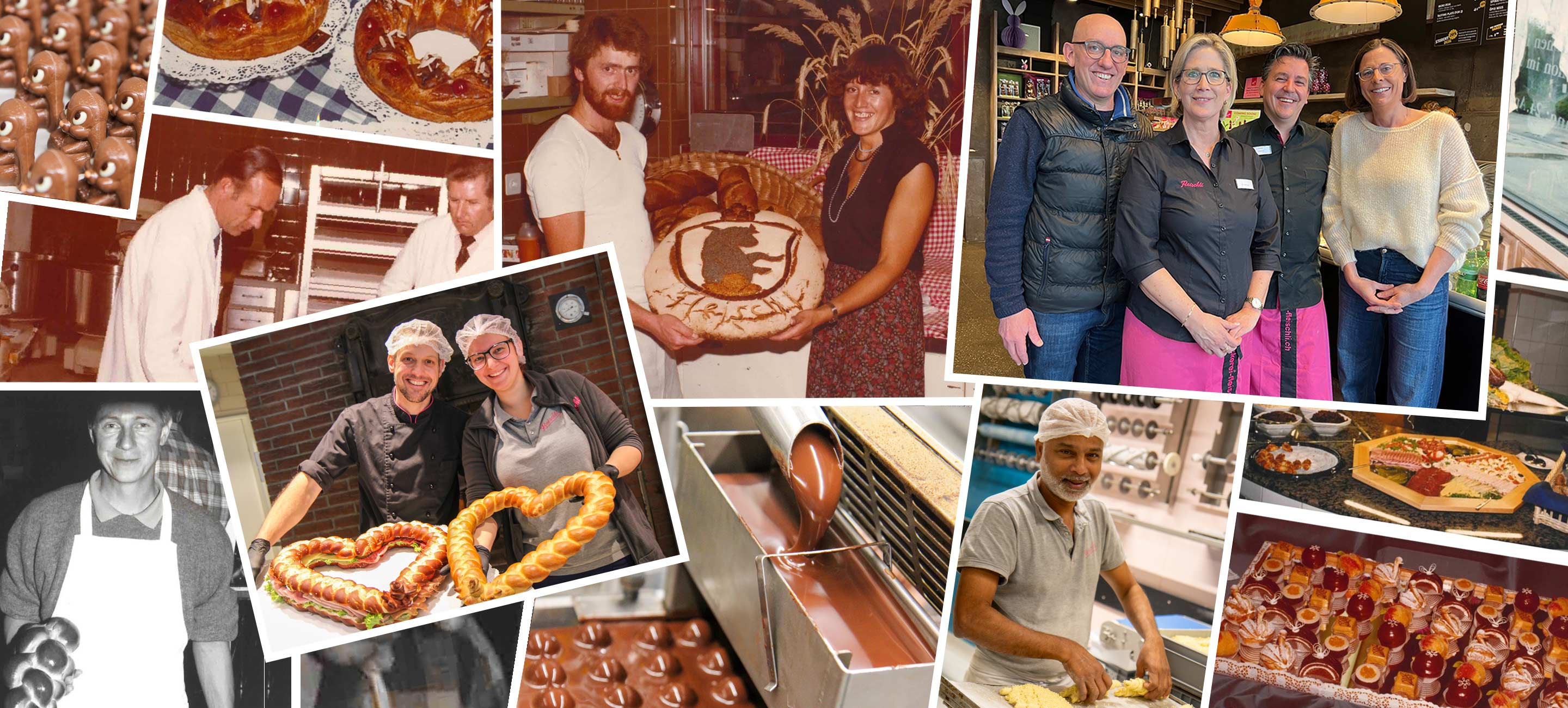 40 Jahre Fleischli Firmenjubiläum Collage